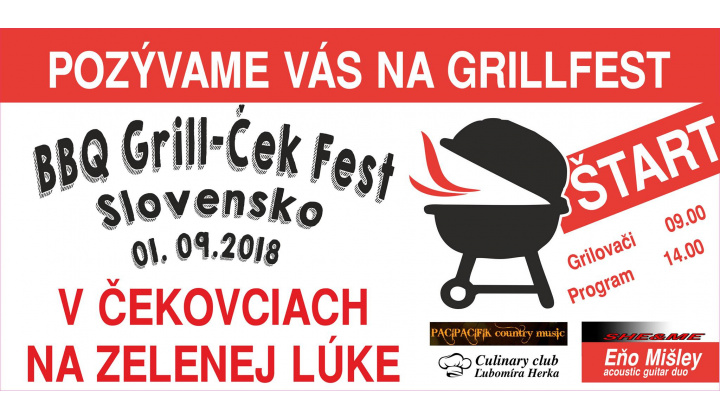 BBQ Grill-Ček Fest - Čekovský grilovací festival vôní a chutí.